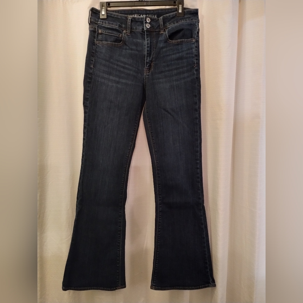 American eagle flare jeans size 12